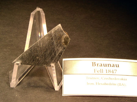 Braunau hexahedrite, Trutnov. Czechoslovakia