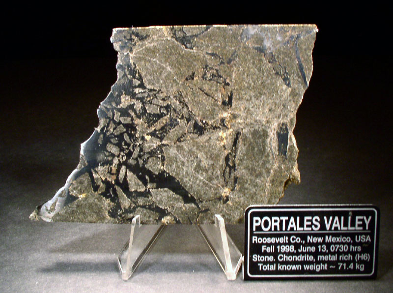 Portales Valley metal rich chondrite, Roosevelt Co., NM, USA 